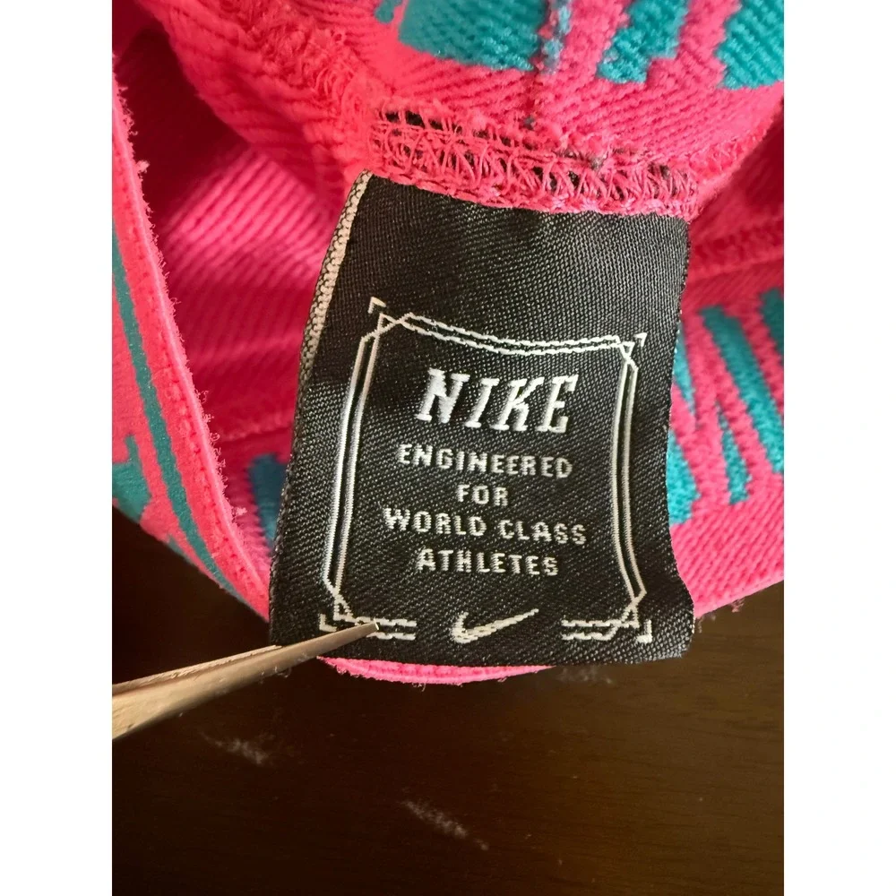 Nike Athletic Shorts Girls Medium Hot Pink Teal Trim Activewear Running‎ Shorts